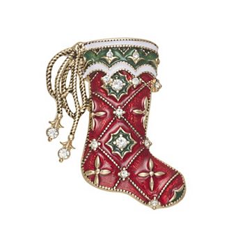 Napier Gold-Tone Stocking Pin