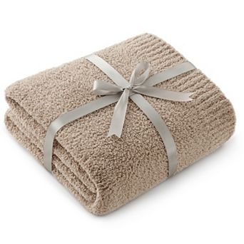 Bedsure Gentlesoft Knit Blanket for Couch - Soft Cozy Fluffy Blanket