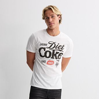 Men's Vintage Diet Coke Logo Short Sleeve Graphic Tee