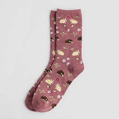 Women's Witches & Moon Crew Socks