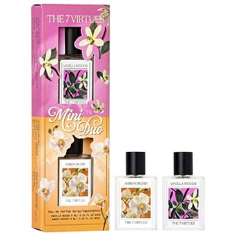 The 7 Virtues Mini Amber Orchid & Vanilla Woods Eau de Parfum Duo Gift Set