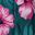 Green Pink Leaf
