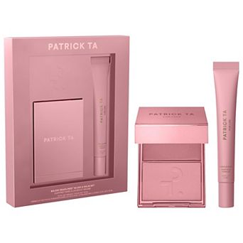 PATRICK TA Major Headlines Double-Take Creme & Powder Blush Duo & Lip Balm Makeup Gift Set