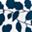 Blue Leaf Print