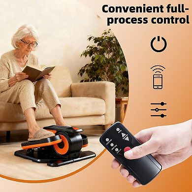 Loheer Compact Motorized Under Desk Elliptical Mini Pedal Exerciser For Home