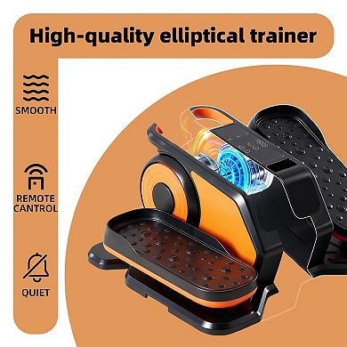 Loheer Compact Motorized Under Desk Elliptical Mini Pedal Exerciser For Home
