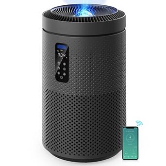 Smart Large Room Air Purifier 1782 Sq Ft with Washable Filter & Star Projector