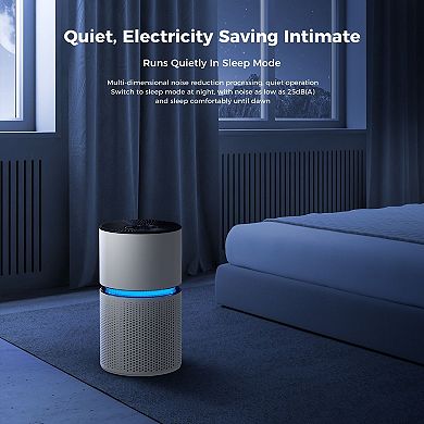 Large Room Air Purifier 1095 Sq Ft, Quiet Pet Dander Remover for Bedroom & Office