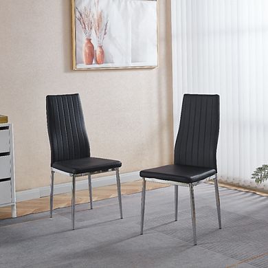 Modern Home Dining Chair Set of 4, 32 Inch For Kitchen And Dining Room