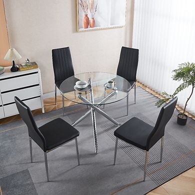 Modern Home Dining Chair Set of 4, 32 Inch For Kitchen And Dining Room