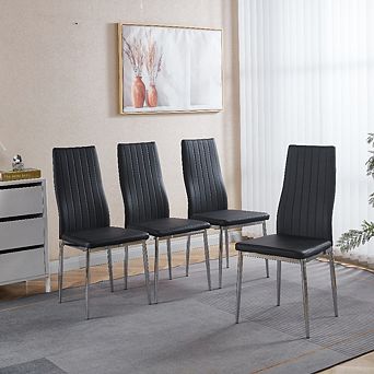 Modern Home Dining Chair Set of 4, 32 Inch For Kitchen And Dining Room