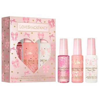 LoveShackFancy Mini Hair and Body Perfume Mist Best Sellers Gift Set