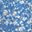 Floral Blue White