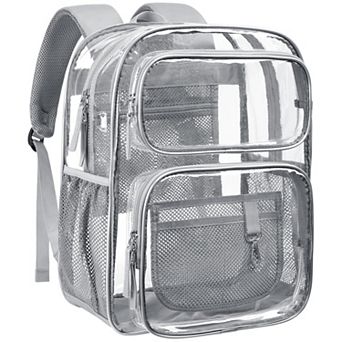 Transparent PVC Backpack Heavy Duty Bookbag