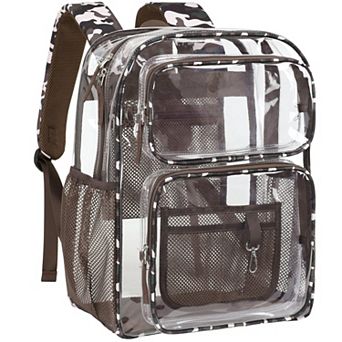 Transparent PVC Backpack Heavy Duty Bookbag