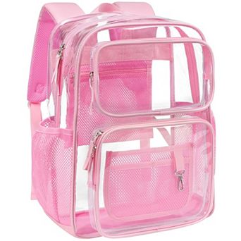 Transparent PVC Backpack Heavy Duty Bookbag