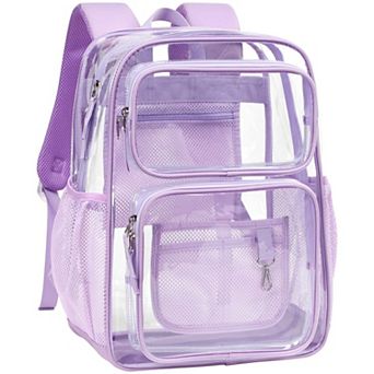 Transparent PVC Backpack Heavy Duty Bookbag