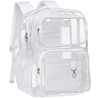 Transparent PVC Backpack Heavy Duty Bookbag