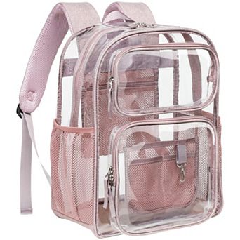 Transparent PVC Backpack Heavy Duty Bookbag