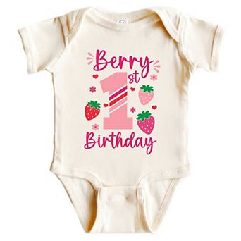 The Juniper Shop Berry 1st Birthday Baby Short Sleeve Bodysuit