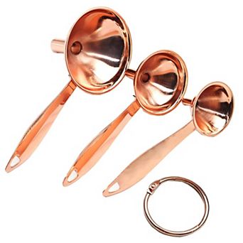 3 pc Stainless Steel Funnel Set