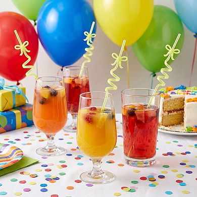 10 Pcs Reusable Straws, Plastic Solid Color Straws, Long Drinking Straws for 40 oz Tumbler