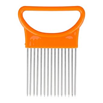 Vegetable Chopper Manual Processor Single Box Pack Food Slicing Helper with Metal Pins Dicing Nuts