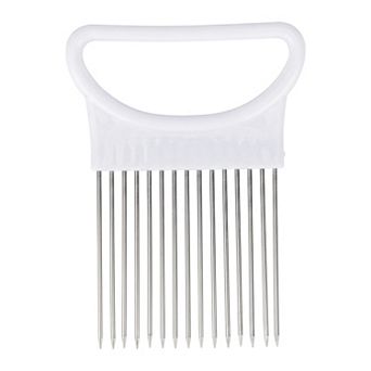 Vegetable Chopper Manual Processor Single Box Pack Food Slicing Helper with Metal Pins Dicing Nuts