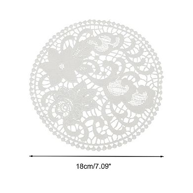 1Pc Reusable Embroidered‌ Openwork Drink Coaster