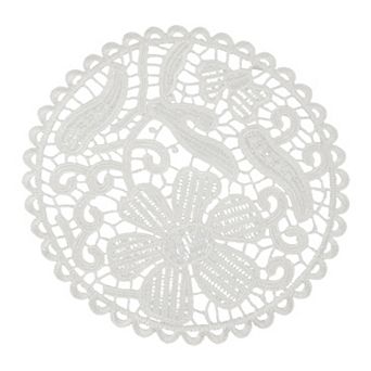 1 pc Reusable Embroidered‌ Openwork Drink Coaster