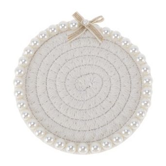 1 pc Round Pearl Heat Insulation Mat Drink Coaster