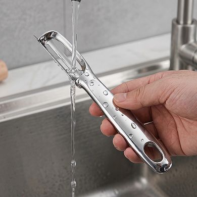 Stainless Steel Vegetable Durable Peeler with Ergonomic Handle 6.3x2.4 inch