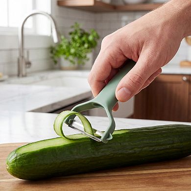 Stainless Steel Vegetable Peeler, 3 Pack Assorted Potato Peeler with Hang Loop Handle 3Pcs