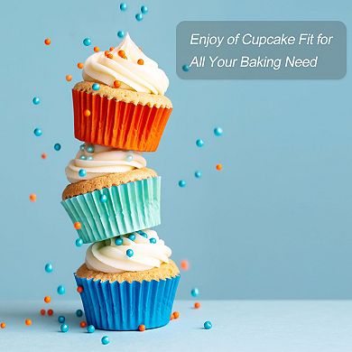 100Pcs Cupcake Liners, Cupcake Cups Standard Size Muffins Liners Papers Baking Cups Wrappers