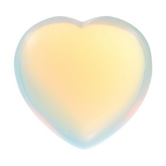 1.2 Inch Natural Heart Shaped Crystal Stone, Mini Polished Love Gemstone Crystal, Pocket Rock