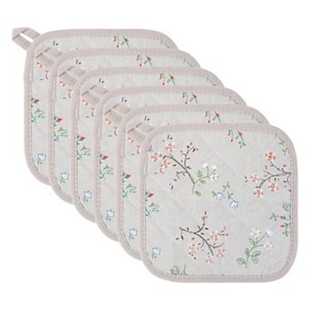 Pot Holders Heat Resistant Trivets Non Slip Hot Pads Oven Pot Holders for Home 6 pc 7.1x7.1in
