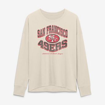Women's Fanatics Cream San Francisco 49ers Heritage Legacy Long Sleeve T-Shirt