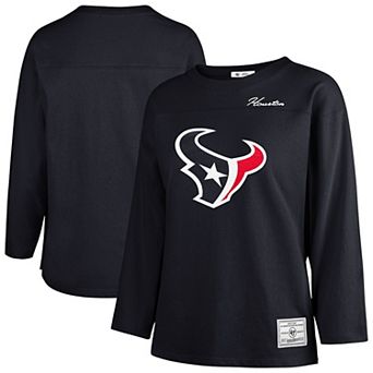 Women's '47 Navy Houston Texans Game Nod Timeless Long Sleeve T-Shirt