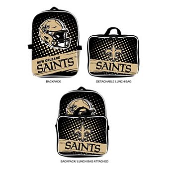 MOJO New Orleans Saints Backpack & Lunch Box 2 pc Set