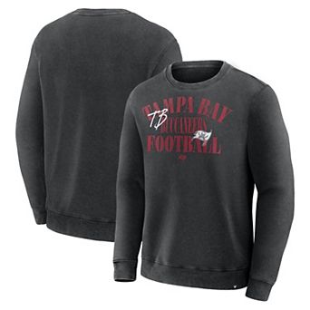 Men's Fanatics Black Tampa Bay Buccaneers Halftime Lead Relaxed Heavyweight French Terry Sweatshirt