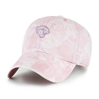 Women's '47 Pink Jacksonville Jaguars Gardenia Clean Up Adjustable Hat