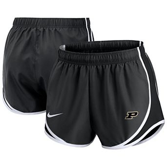 Women's Nike Black Purdue Boilermakers Tempo Dri-FIT Shorts
