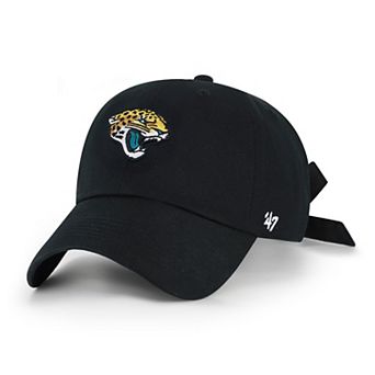 Women's '47 Black Jacksonville Jaguars Bow Back Clean Up Adjustable Hat