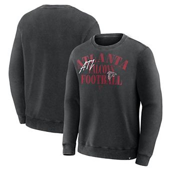 Men's Fanatics Black Atlanta Falcons Halftime Lead Relaxed Heavyweight French Terry Sweatshirt