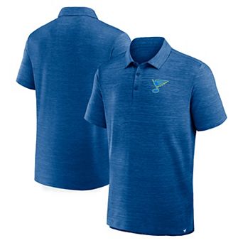 Men's Fanatics Blue St. Louis Blues Clutch Polo