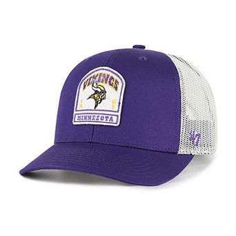 Men's '47 Purple Minnesota Vikings Headstone Trucker Adjustable Hat