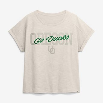 Women's Fanatics Natural Oregon Ducks Hometown Premium Oversized Boxy T-Shirt
