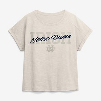 Women's Fanatics Natural Notre Dame Fighting Irish Hometown Premium Oversized Boxy T-Shirt
