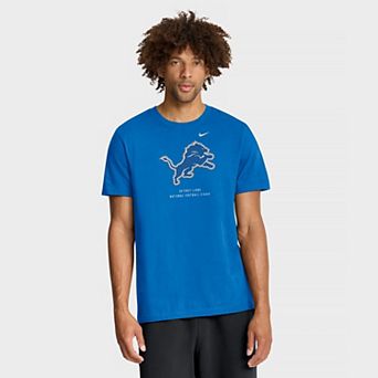 Men's Nike Blue Detroit Lions Property Of T-Shirt