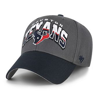 Men's '47 Charcoal Houston Texans Split Block MVP Adjustable Hat